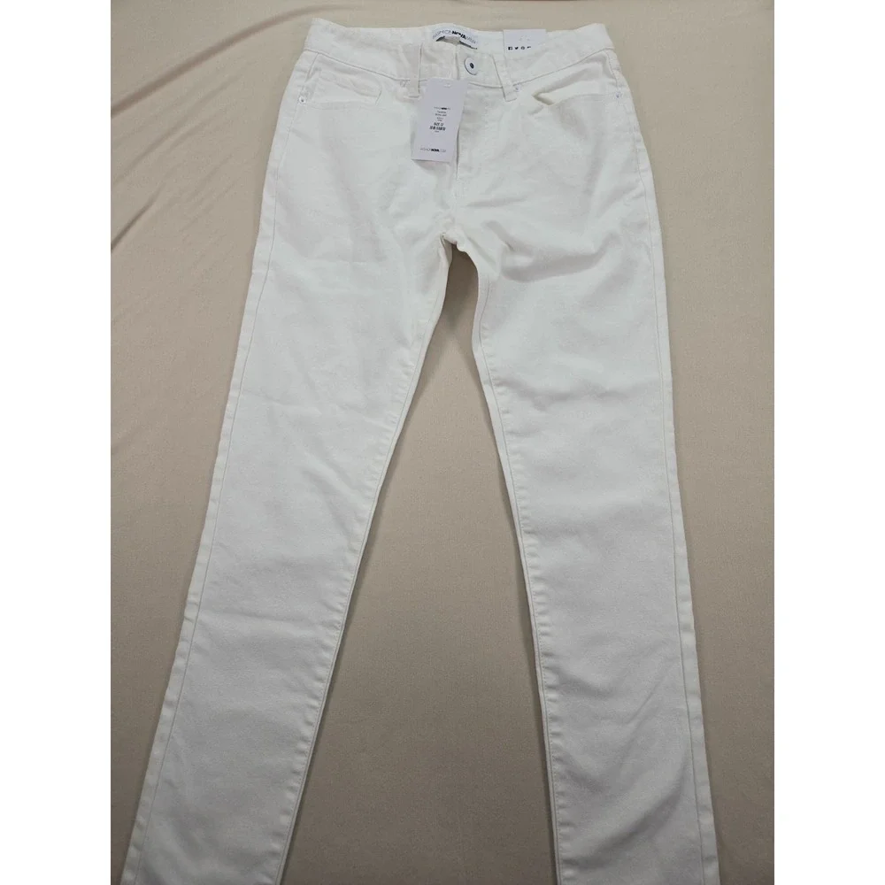 Men's White Jeans NEW Fashion Nova Premium Denim Tag measured Size 32x32